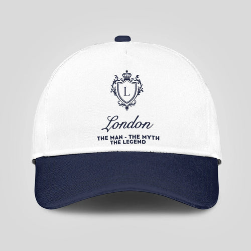 The Man The Myth The Legend Blue Cap LONDON 13K4 C46PF