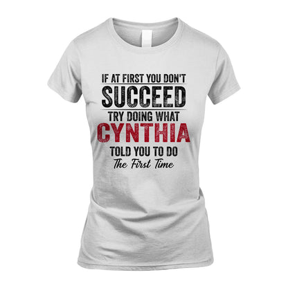 CYNTHIA 13K1-357 If At First You Don't Succeed...