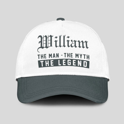 The Man The Myth The Legend Luxury Cap WILLIAM 13K1 C39PF