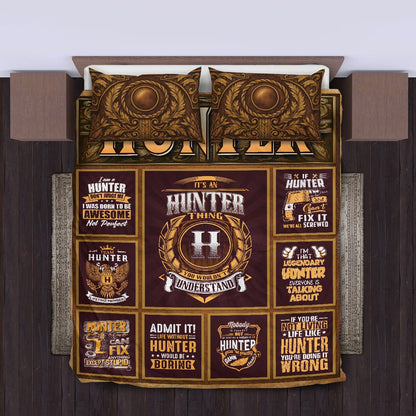 HUNTER Limited Edition Personalized Bedding Set 13K1-BS3