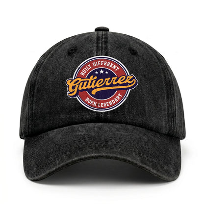 Built Different Born Legendary Logo Washed Cap GUTIERREZ 13K1 C65PF