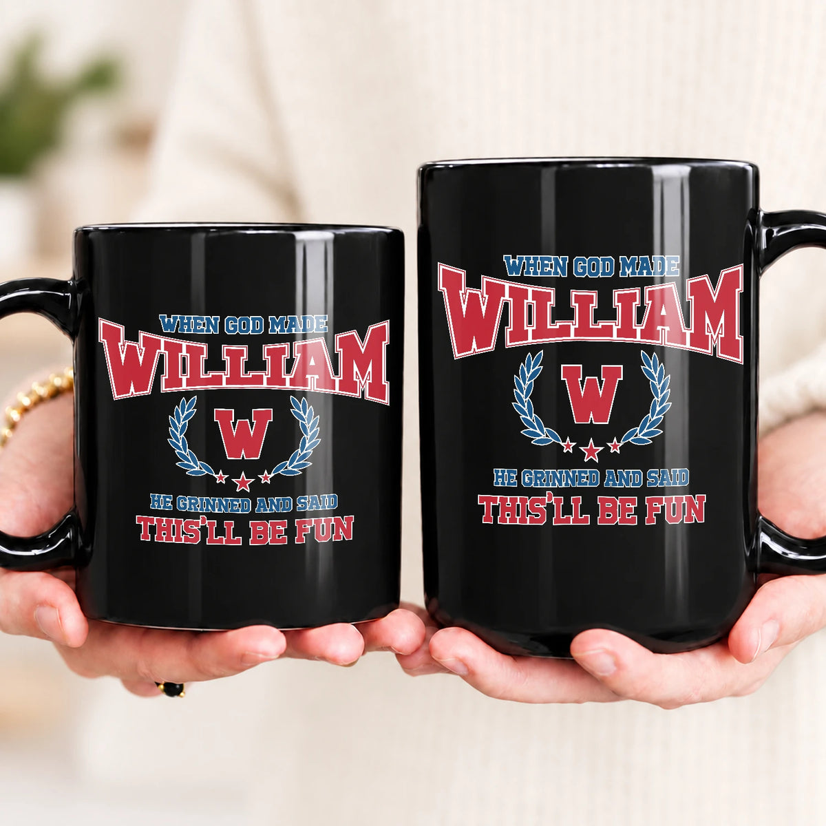 When God Made Your Name Personalized Mug WILLIAM 13K1 MG08
