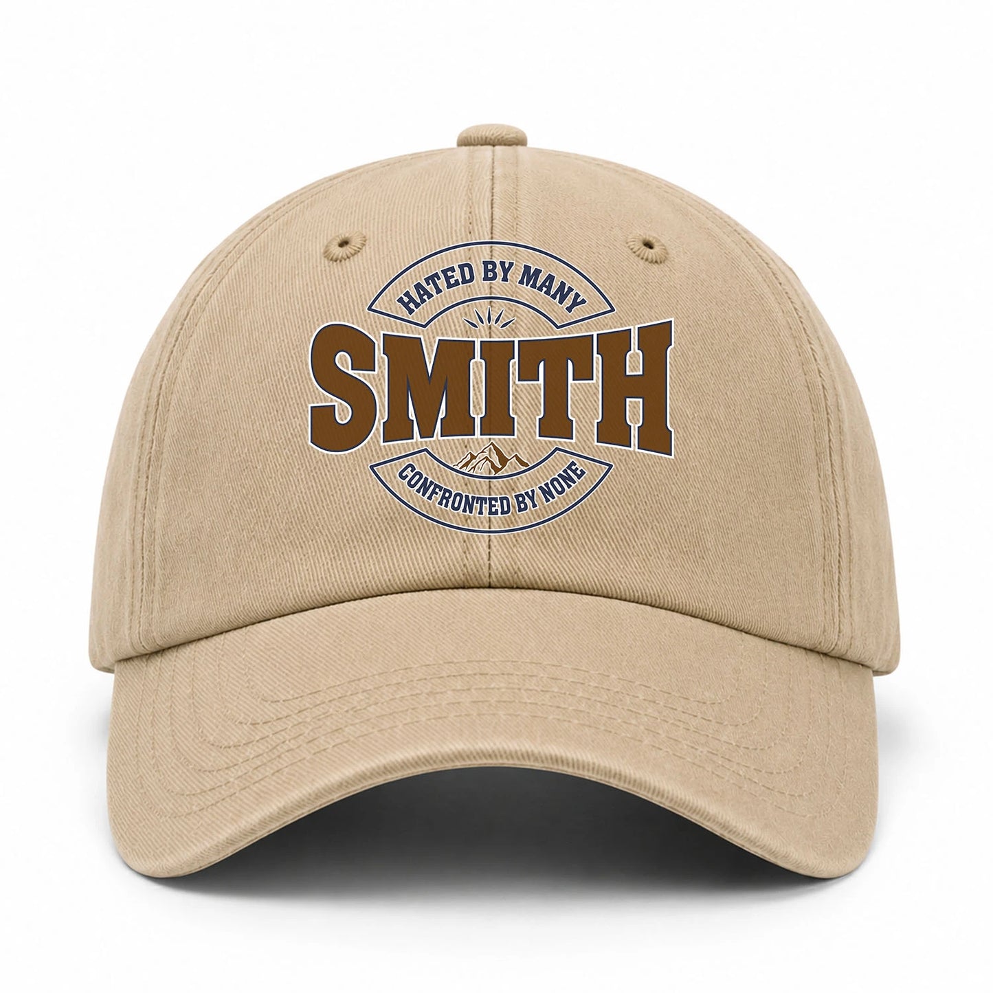 Hated By Many Confronted By None Washed Cap SMITH 13K1 C36PF
