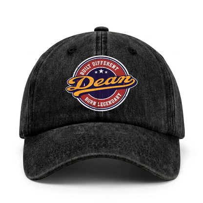 Built Different Born Legendary Logo Washed Cap DEAN 13K1 C65PF