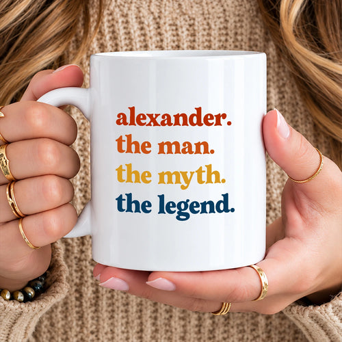 The Man The Myth The Legend Retro Mug ALEXANDER 13K1 MG06