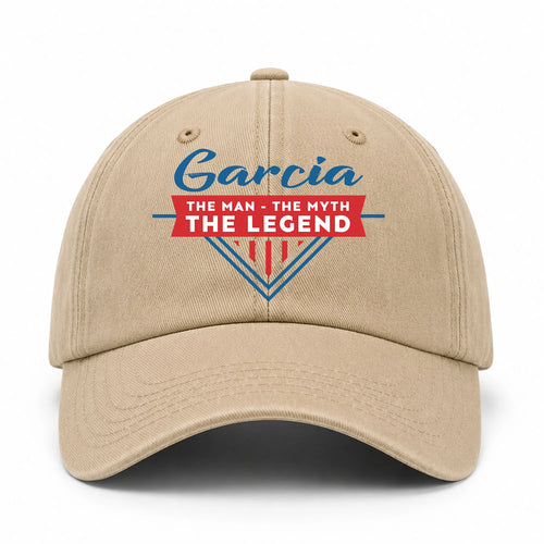 The Man The Myth The Legend Logo Washed Cap GARCIA 13K1 C37PF