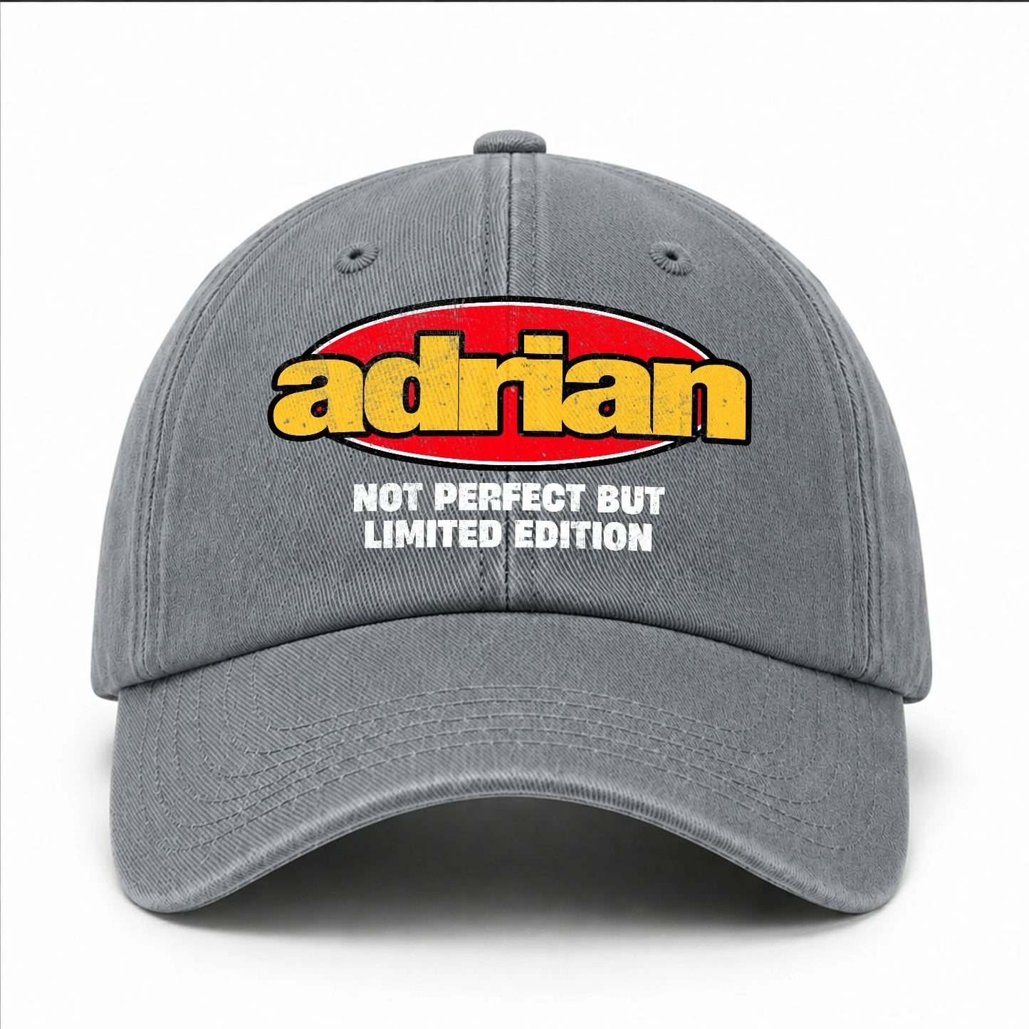 Your Name Not Perfect But Limited Edition Red Logo Washed Cap ADRIAN 13K1 C84PF