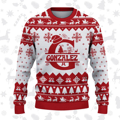 GONZALEZ Personalized Christmas Pajama Set - Holiday Gift Outfit 13K1-CR2