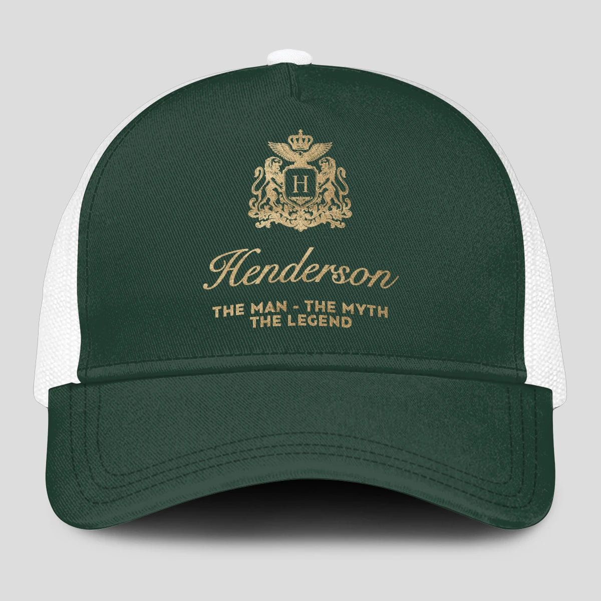 The Man The Myth The Legend Sage Green Mesh Cap HENDERSON 13K1 C192PF