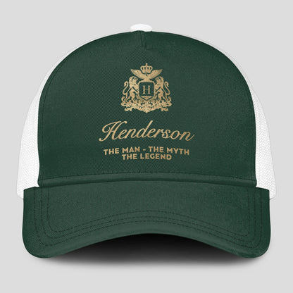 The Man The Myth The Legend Sage Green Mesh Cap HENDERSON 13K1 C192PF
