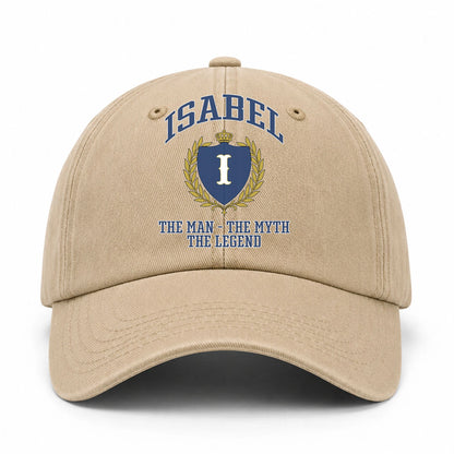 The Man The Myth The Legend Luxury Logo Cap ISABEL 13K1 C34PF