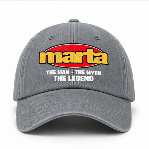 The Man The Myth The Legend Vintage Logo Washed Cap MARTA 13K1 C162PF