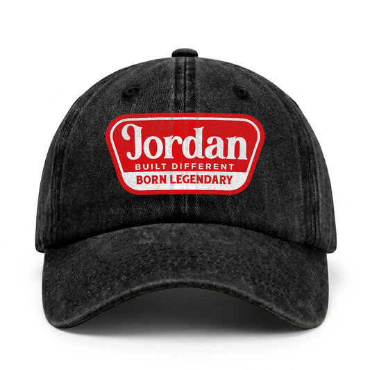Built Different Born Legendary Red Logo Washed Cap JORDAN 13K1 C63PF