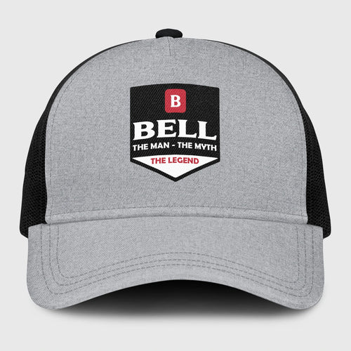 The Man The Myth The Legend Gray Mesh Cap BELL 13K1 C189PF
