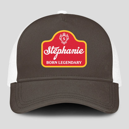 Born Legendary Charcoal Mesh Cap STEPHANIE 13K1 C196PF