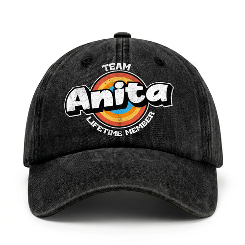 Team Your Name Lifetime Member Logo Cap ANITA 13K1 C66PF