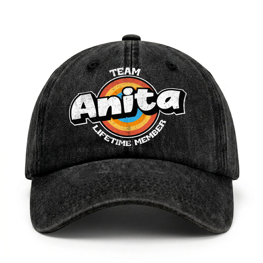 Team Your Name Lifetime Member Logo Cap ANITA 13K1 C66PF