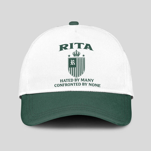 Hated By Many Confronted By None Luxury Logo Cap RITA 13K1 C41PF
