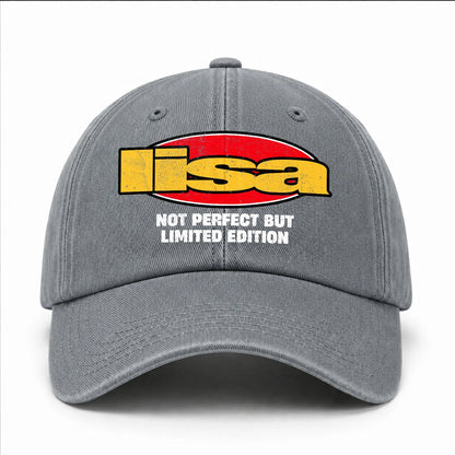 Your Name Not Perfect But Limited Edition Red Logo Washed Cap LISA 13K1 C84PF