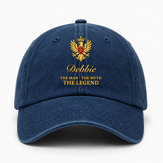 The Man The Myth The Legend King Eagle Washed Cap DEBBIE 13K1 C149PF