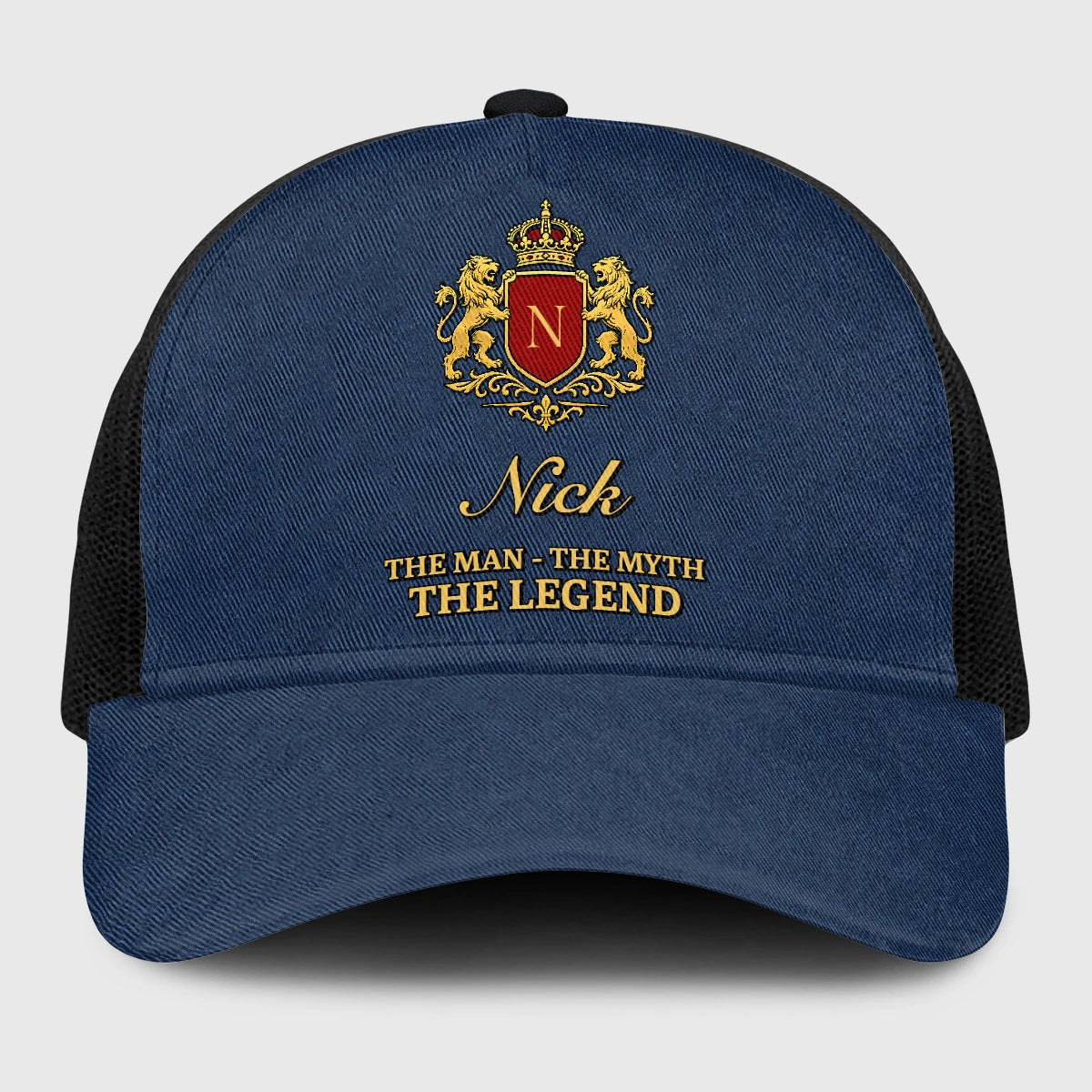 The Man The Myth The Legend Royal Blue Mesh Cap NICK 13K1 C187PF
