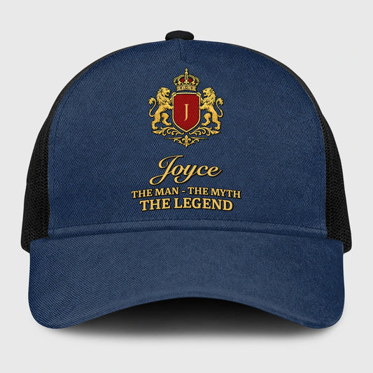 The Man The Myth The Legend Royal Blue Mesh Cap JOYCE 13K1 C187PF