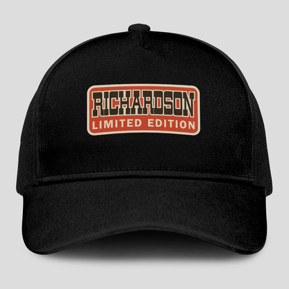 Limited Edition Red Logo Black Mesh Cap RICHARDSON 13K1 C215PF