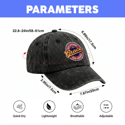 Built Different Born Legendary Logo Washed Cap GRACE 13K1 C65PF