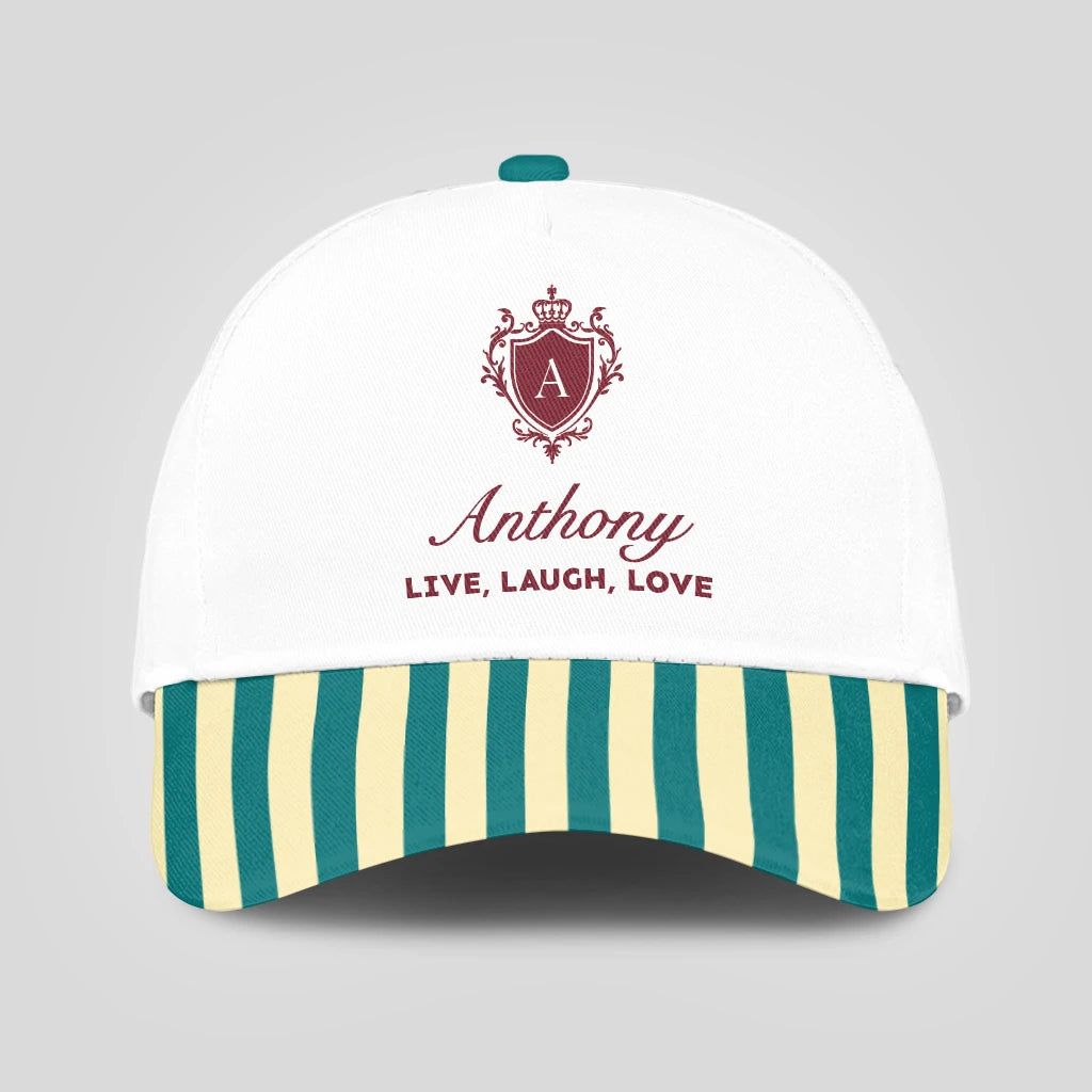 Live Laugh Love Green And Yellow Royal Cap ANTHONY 13K1 C122PF