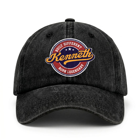 Built Different Born Legendary Logo Washed Cap KENNETH 13K1 C65PF