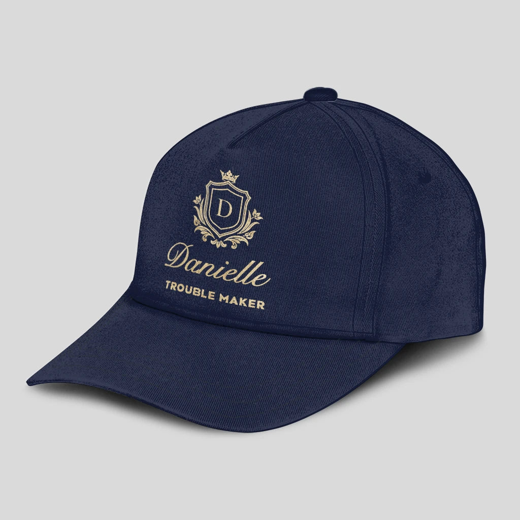 Trouble Maker Golden Logo Navy Cap DANIELLE 13K1 C155PF