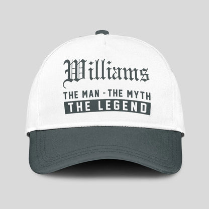 The Man The Myth The Legend Luxury Cap WILLIAMS 13K1 C39PF