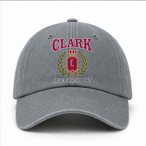 Your Name Never Back Down Royal Washed Cap CLARK 13K1 C77PF