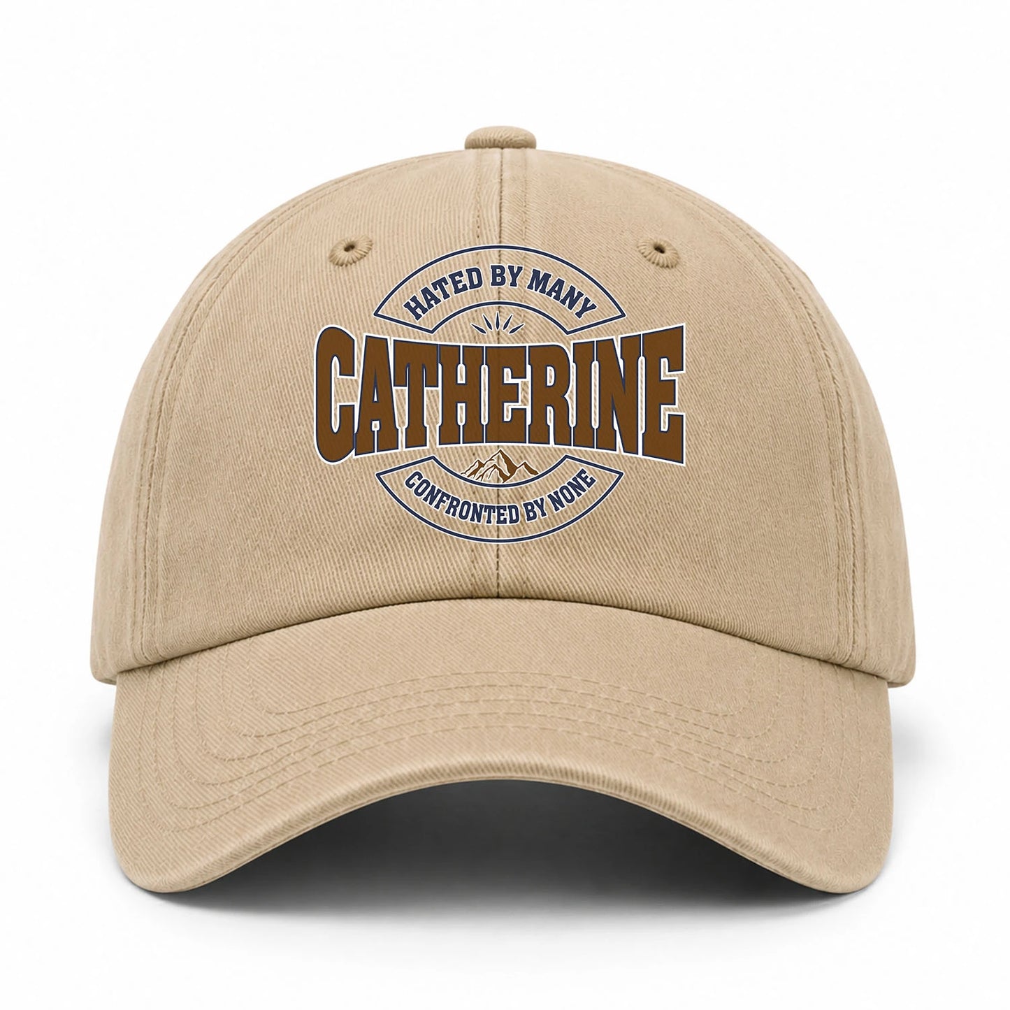Hated By Many Confronted By None Washed Cap CATHERINE 13K1 C36PF