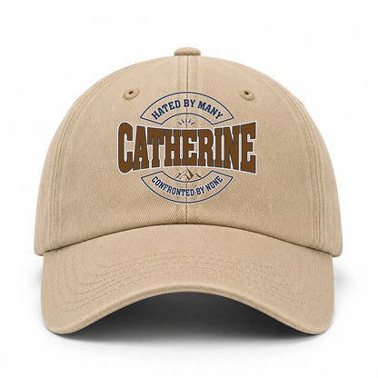 Hated By Many Confronted By None Washed Cap CATHERINE 13K1 C36PF