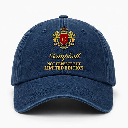 Not Perfect But Limited Edition Royal Blue Washed Cap CAMPBELL 13K1 C133PF