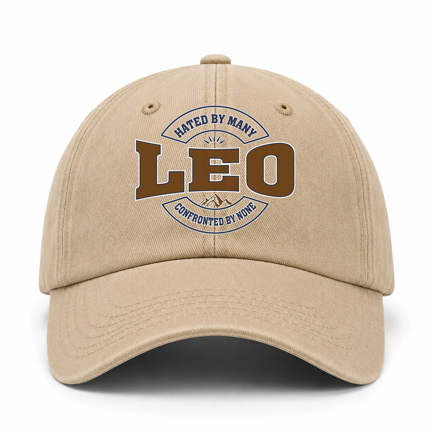 Hated By Many Confronted By None Washed Cap LEO 13K1 C36PF