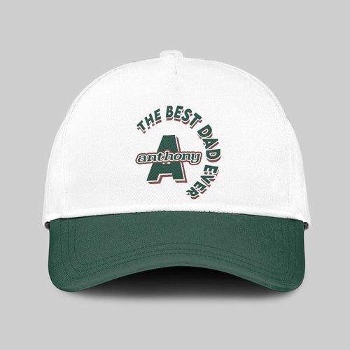 The Best Dad Ever Custom Name Cap ANTHONY 13K1 C35PF