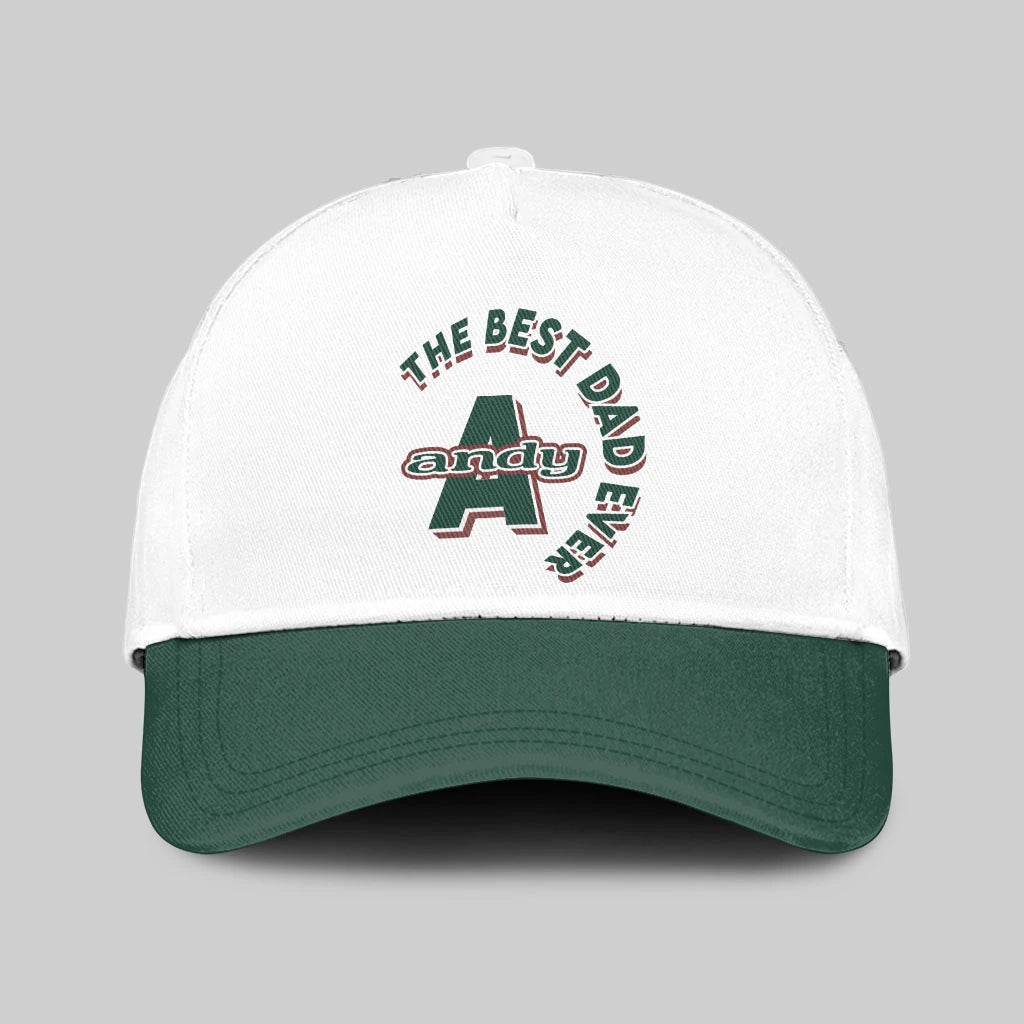 The Best Dad Ever Custom Name Cap ANDY 13K1 C35PF