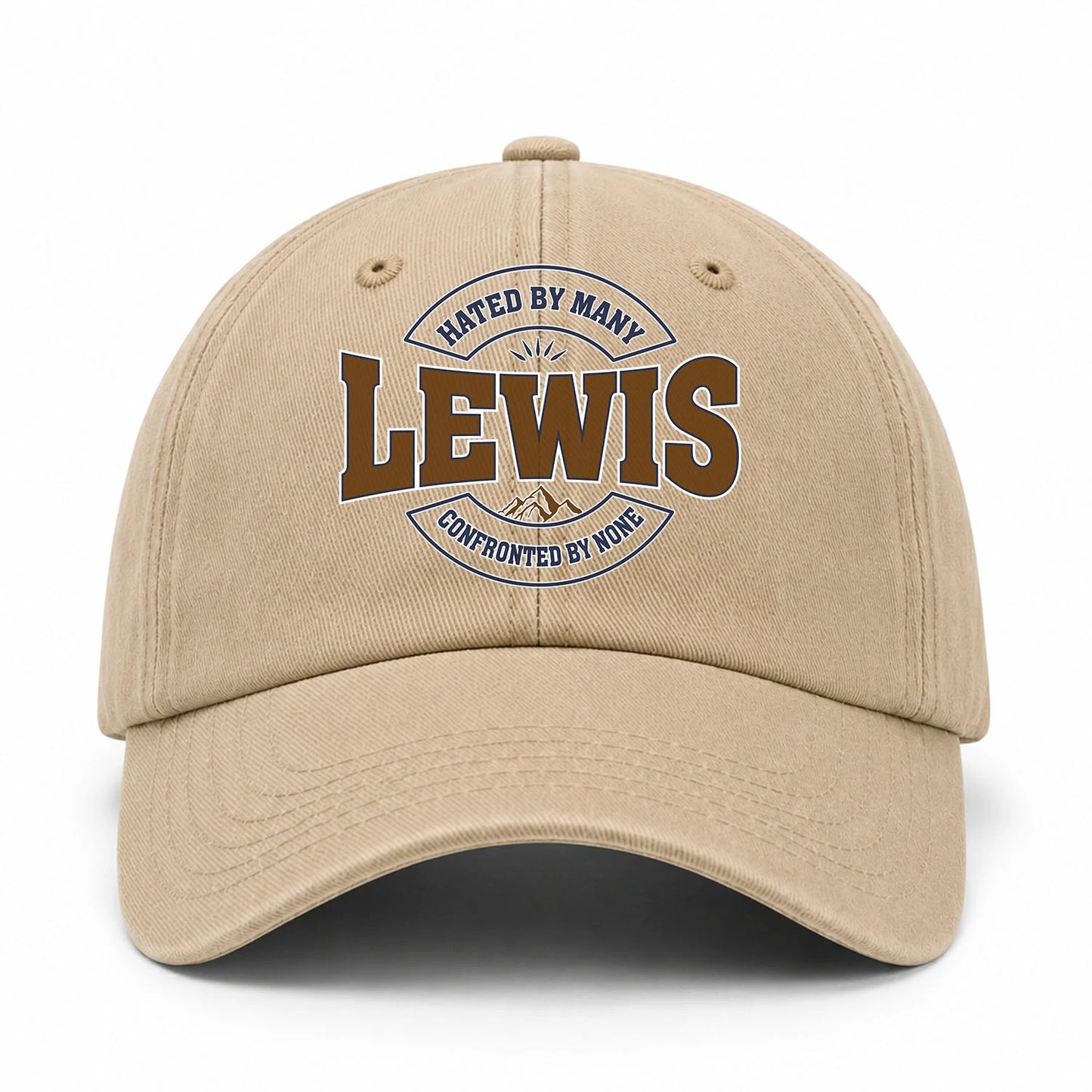 Hated By Many Confronted By None Washed Cap LEWIS 13K1 C36PF