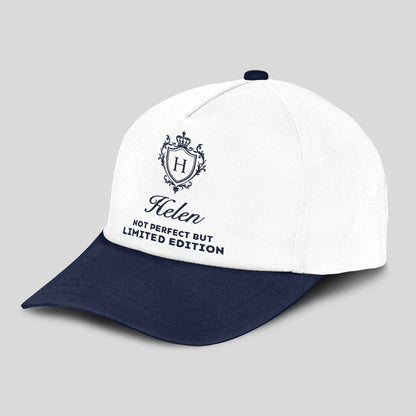 Not Perfect But Limited Edition Blue And White Luxury Cap HELEN 13K1 C151PF