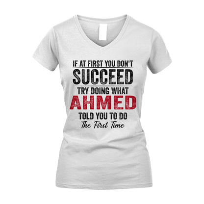 AHMED 13K1-357 If At First You Don't Succeed...