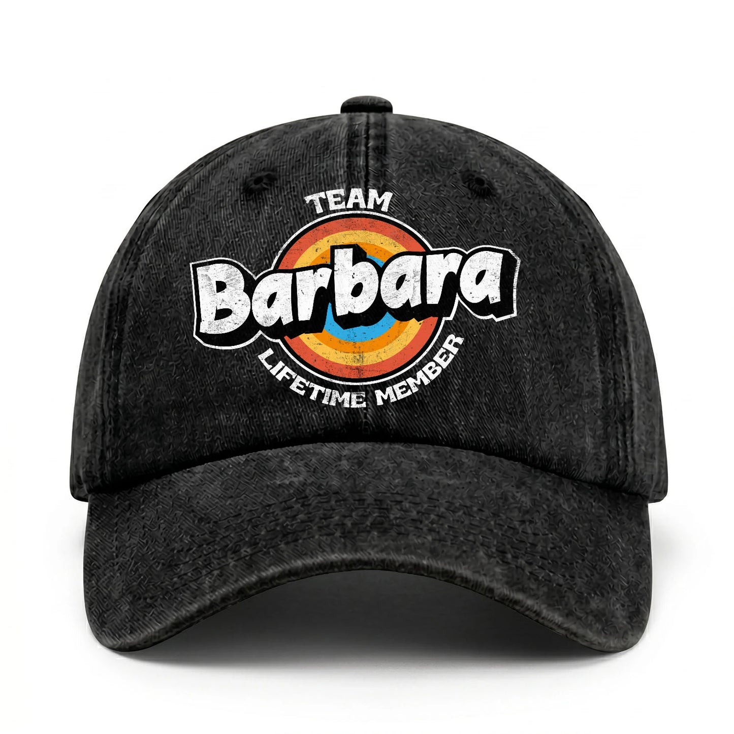 Team Your Name Lifetime Member Logo Cap BARBARA 13K1 C66PF