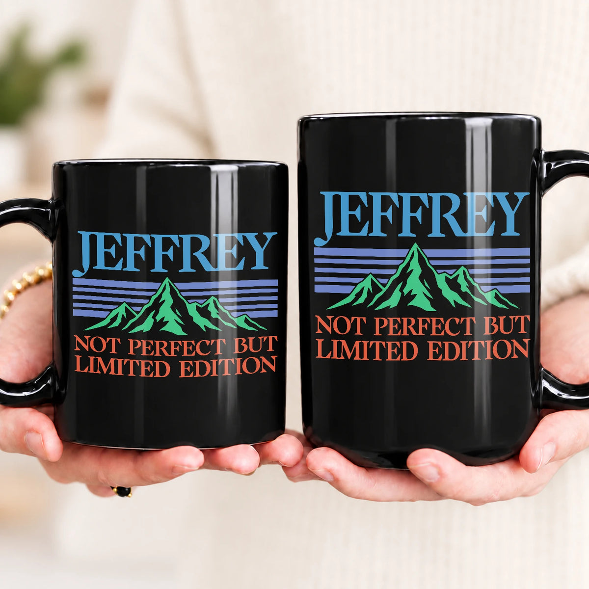 Not Perfect But Limited Eidition Retro Mountain Mug JEFFREY 13K1 MG29