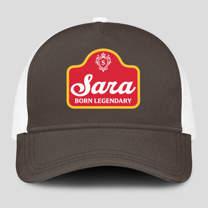 Born Legendary Charcoal Mesh Cap SARA 13K1 C196PF