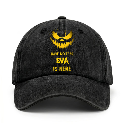 Have No Fear Your Name Is Here Jack O' Lantern Washed Cap EVA 13K1 C135PF