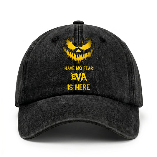 Have No Fear Your Name Is Here Jack O' Lantern Washed Cap EVA 13K1 C135PF