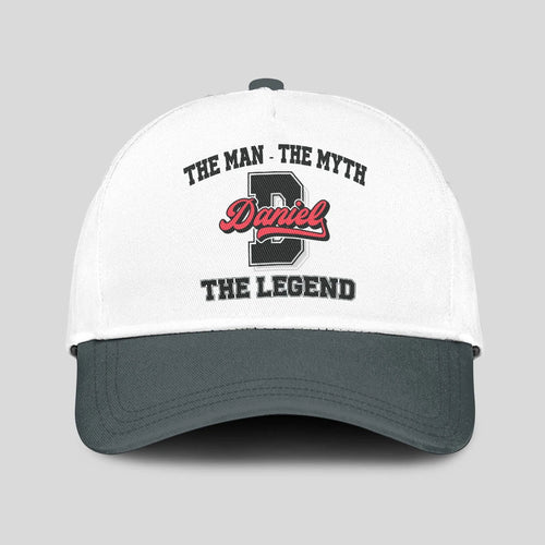 The Man The Myth The Legend Custom Initial Letter And Name Cap DANIEL 13K1 C38PF