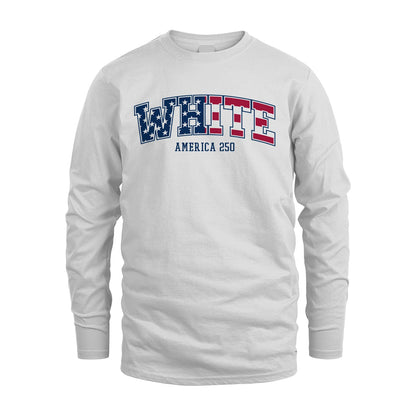 WHITE 13K1-555 America 250 Personalized