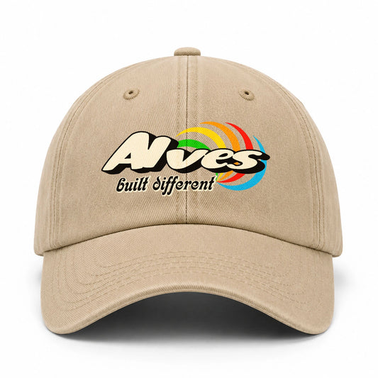 Your Name Built Different Retro Washed Cap ALVES 13K1 C55PF